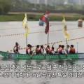 [현장영상] 제1회 이순신장군배 노젓기 대회가 열린 곡교천 특설 경기장