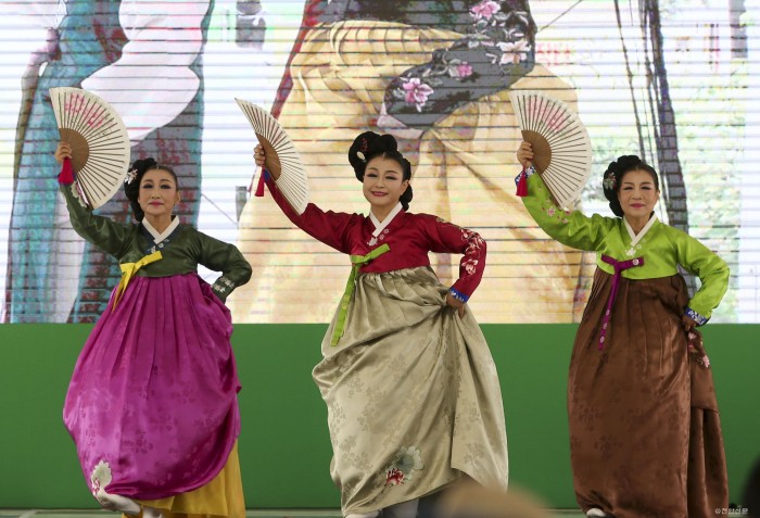 천안흥타령춤축제2017이 천안삼거리공원에서 개최되고 있는 가운데 15일 춤 경연 대회가 열리고 있다. (6).JPG
